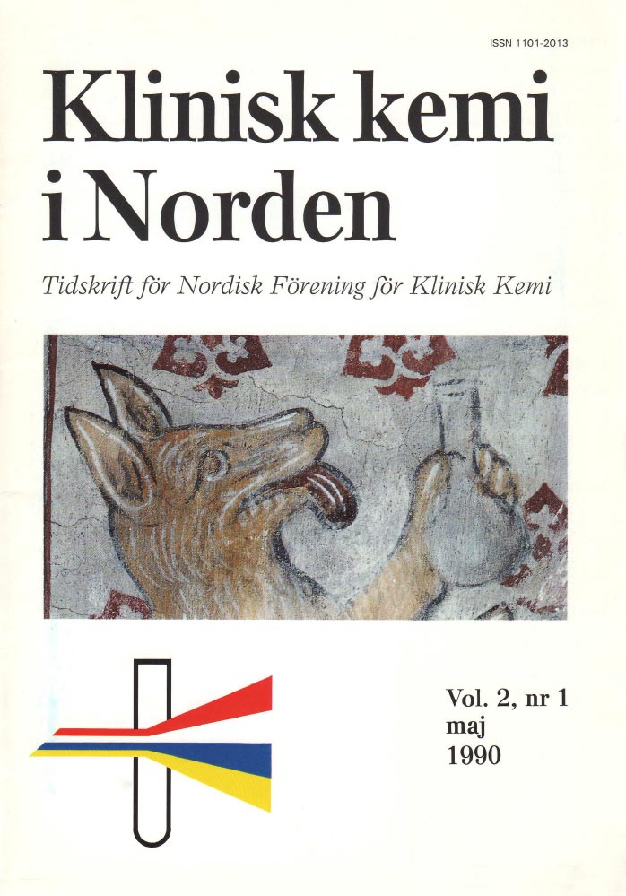 Klinisk Kemi i Norden – Nr. 1, vol. 2, 1990