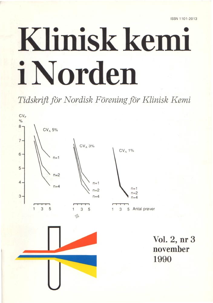 Klinisk Kemi i Norden – Nr. 3, vol. 2, 1990