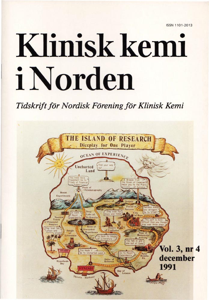 Klinisk Kjemi i Norden – Nr. 4, vol. 3, 1991