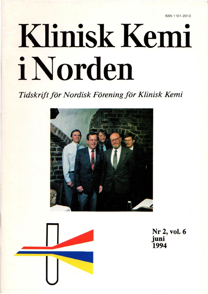 Klinisk Kjemi i Norden – Nr. 2, vol. 6, 1994