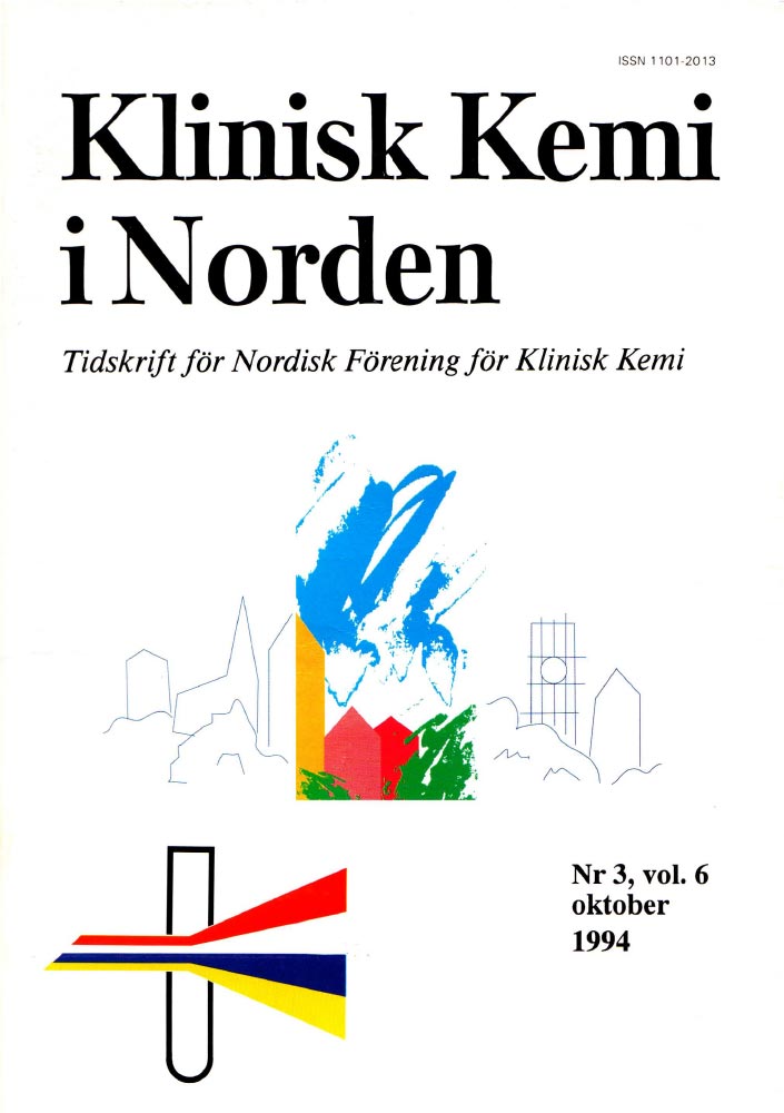 Klinisk Kjemi i Norden – Nr. 3, vol. 6, 1994