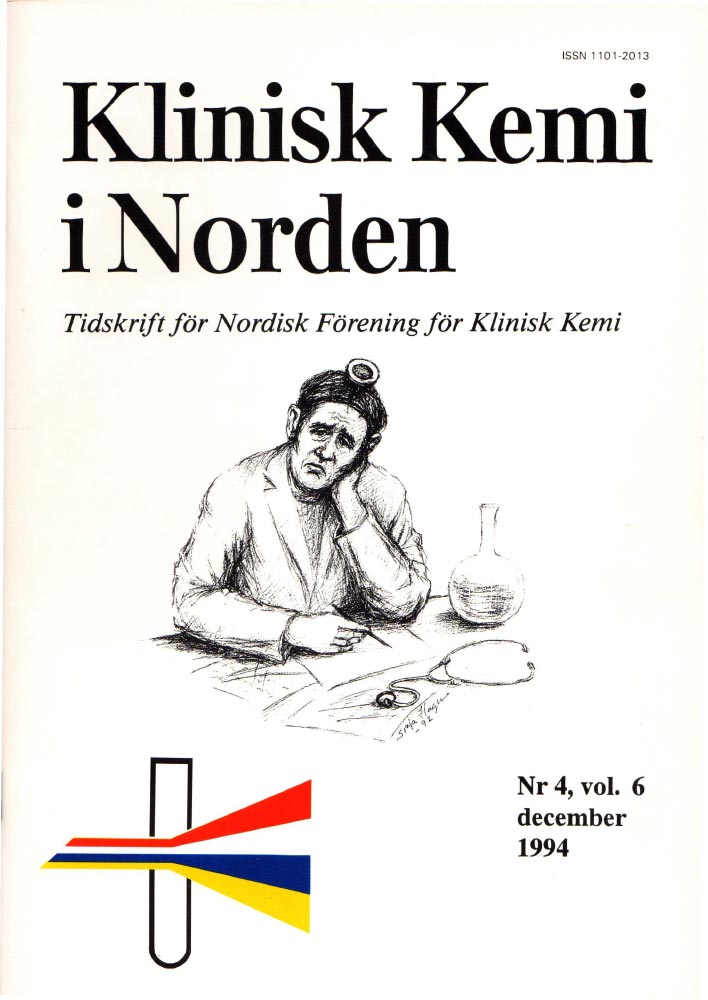 Klinisk Kjemi i Norden – Nr. 4, vol. 6, 1994