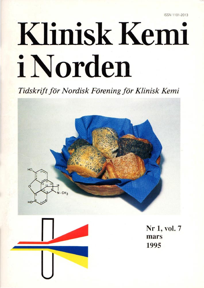 Klinisk Kjemi i Norden – Nr. 1, vol. 7, 1995