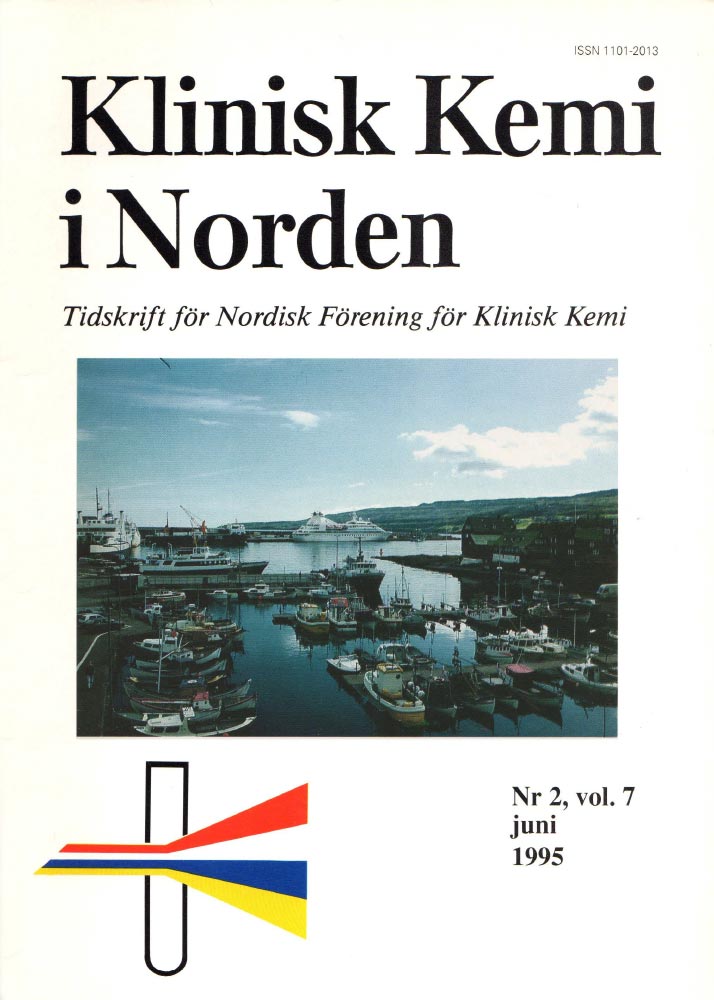 Klinisk Kjemi i Norden – Nr. 2, vol. 7, 1995