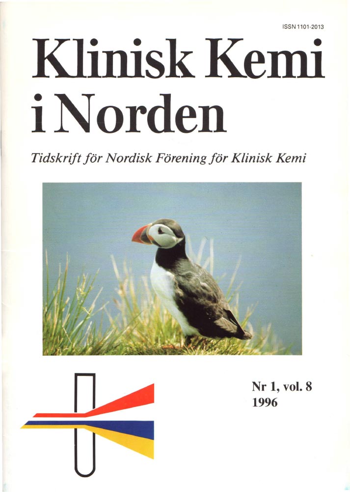 Klinisk Kjemi i Norden – Nr. 1, vol. 8, 1996