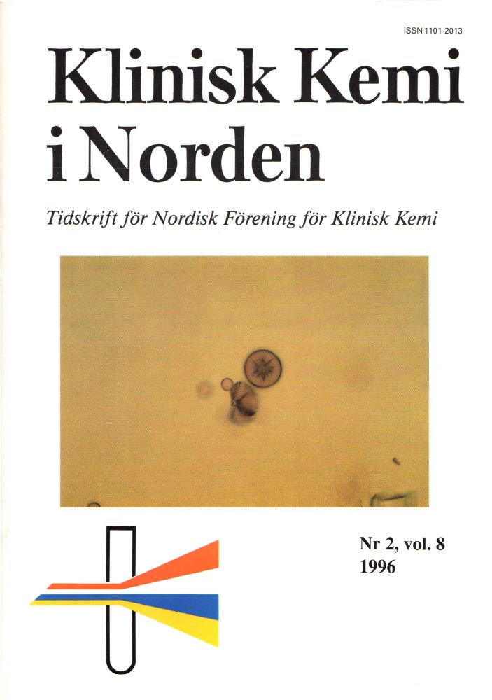 Klinisk Kjemi i Norden – Nr. 2, vol. 8, 1996