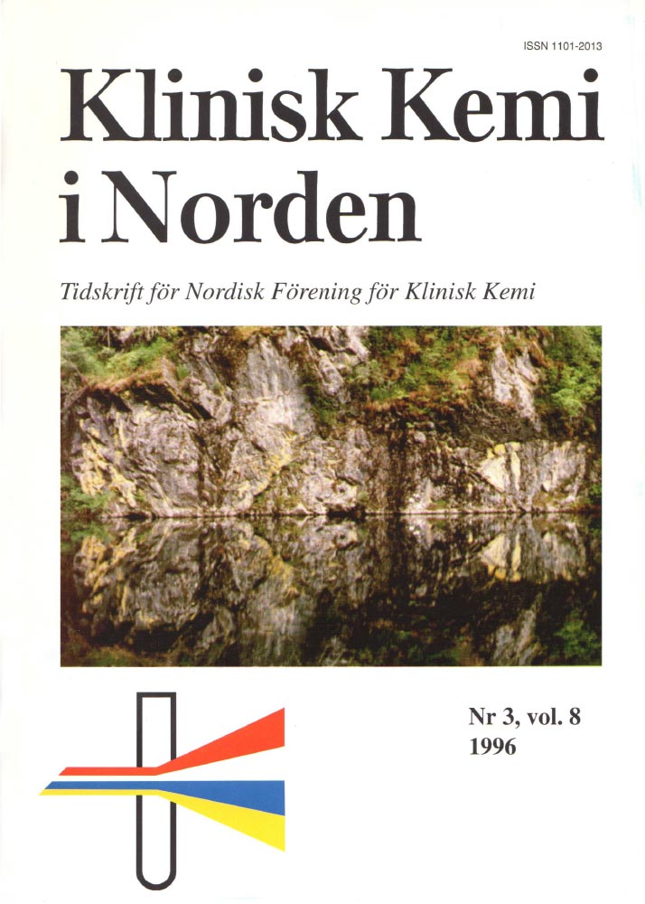 Klinisk Kjemi i Norden – Nr. 3, vol. 8, 1996