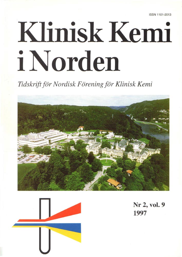 Klinisk Kjemi i Norden – Nr. 2, vol. 9, 1997