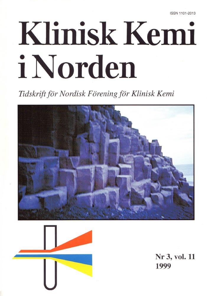 Klinisk Kjemi i Norden – Nr. 3, vol. 11, 1999