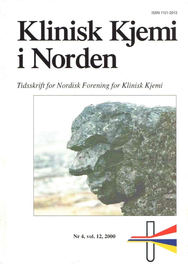 Klinisk Kjemi i Norden – Nr. 4, vol. 12, 2000