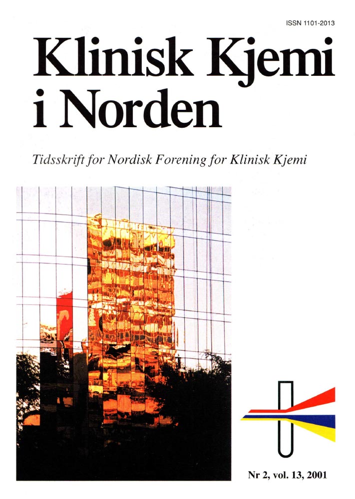 Klinisk Kjemi i Norden – Nr. 2, vol. 13, 2001