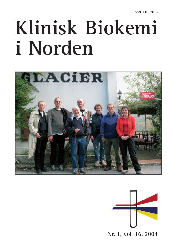 Klinisk Biokemi i Norden – Nr. 1, vol. 16, 2004