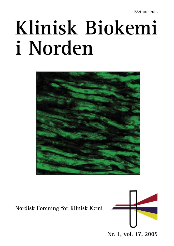 Klinisk Biokemi i Norden – Nr. 1, vol. 17, 2005