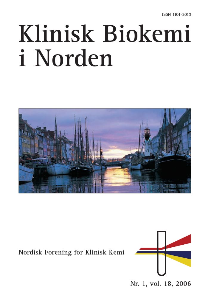 Klinisk Biokemi i Norden – Nr. 1, vol. 18, 2006