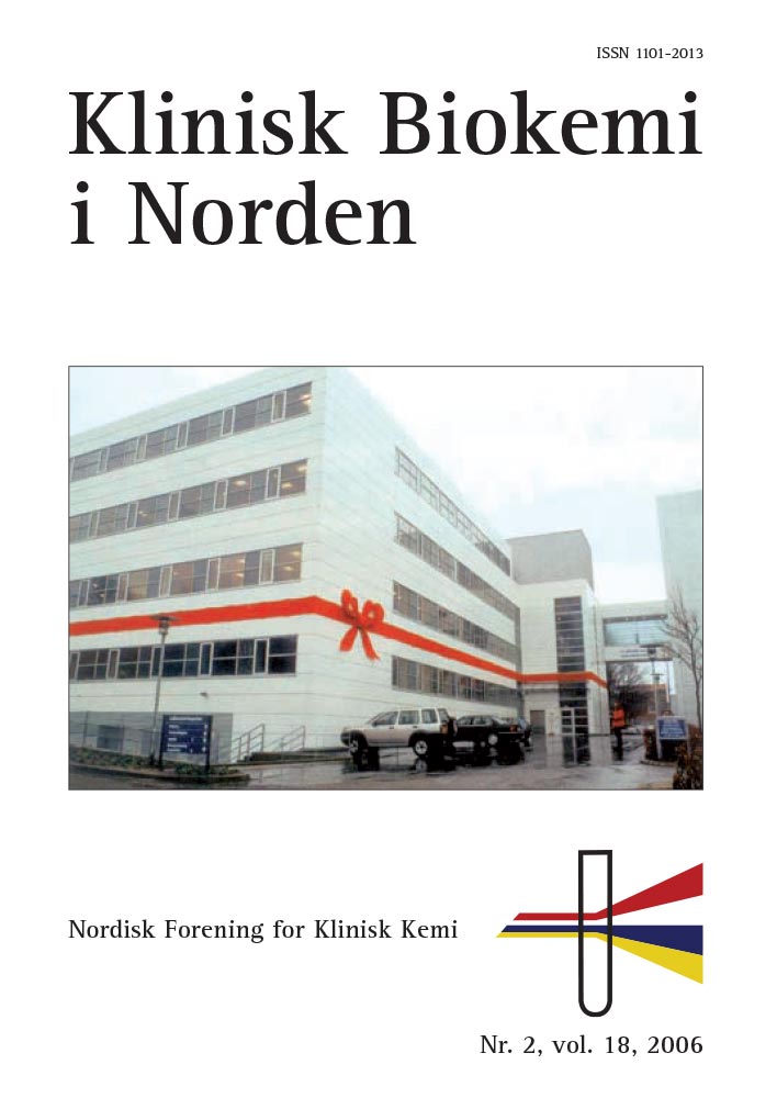 Klinisk Biokemi i Norden – Nr. 2, vol. 18, 2006