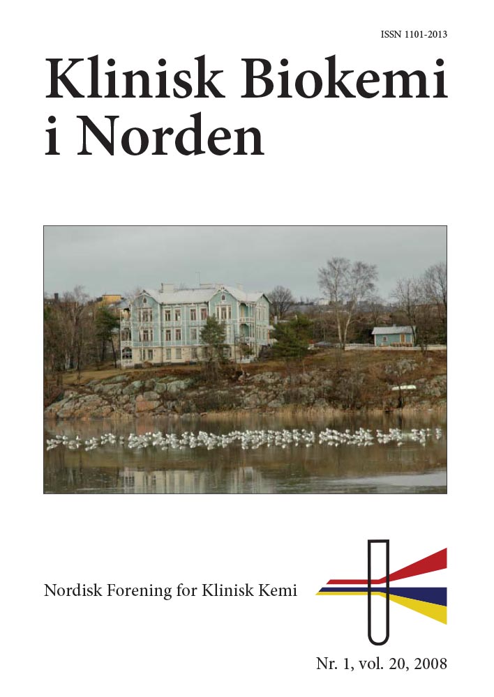 Klinisk Biokemi i Norden – Nr. 1, vol. 20, 2008