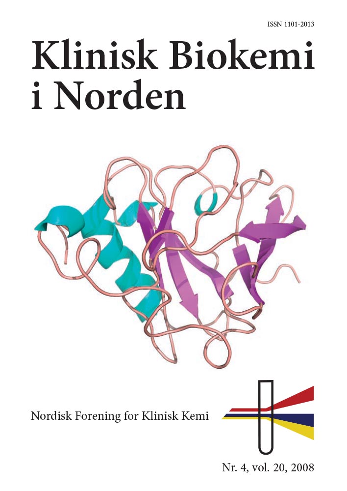 Klinisk Biokemi i Norden – Nr. 4, vol. 20, 2008