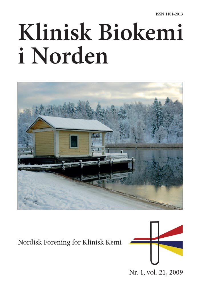 Klinisk Biokemi i Norden – Nr. 1, vol. 21, 2009