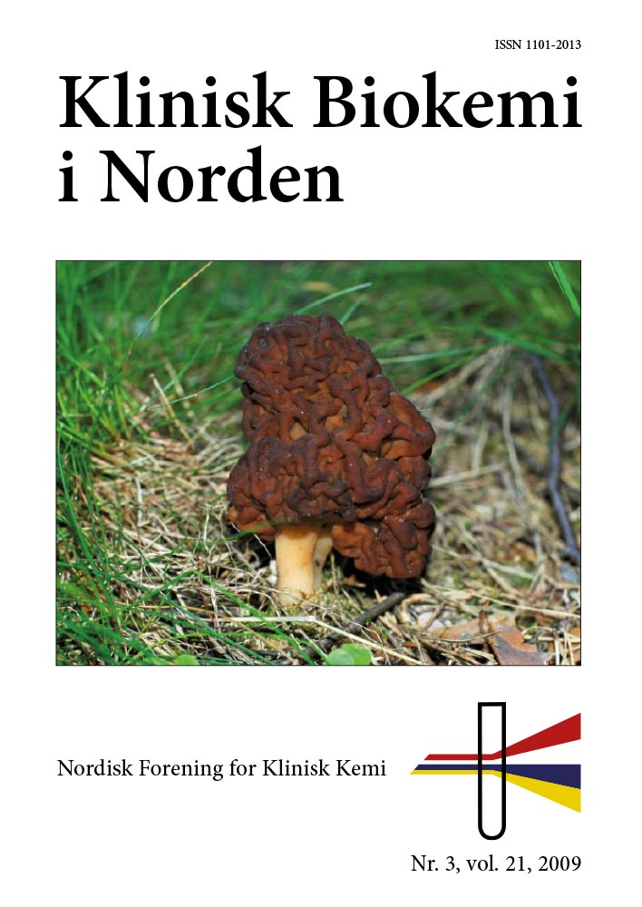 Klinisk Biokemi i Norden – Nr. 3, vol. 21, 2009