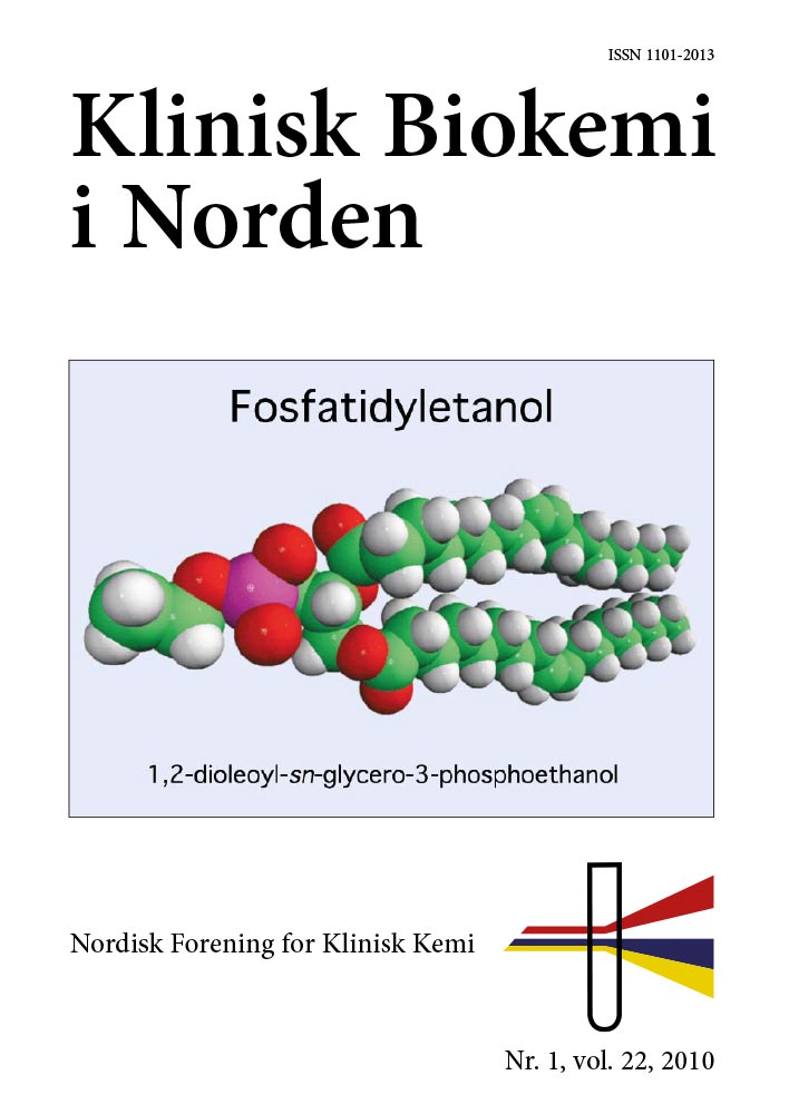 Klinisk Biokemi i Norden – Nr. 1, vol. 22, 2010