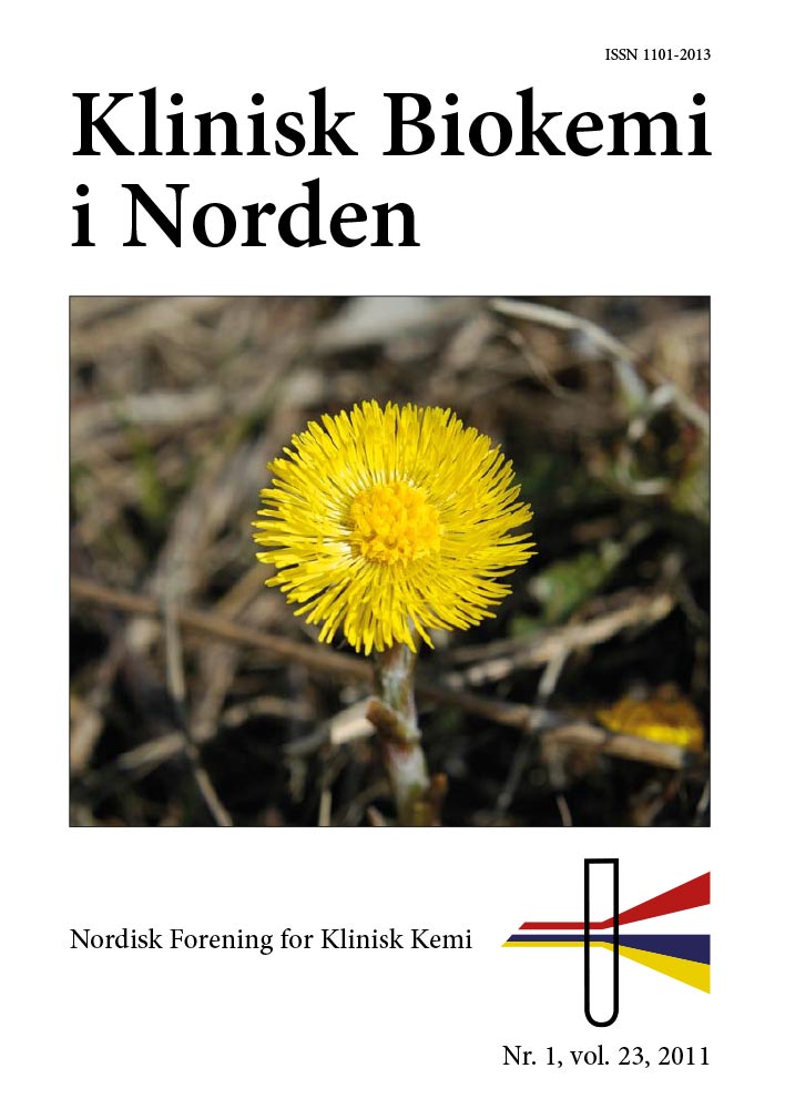 Klinisk Biokemi i Norden – Nr. 1, vol. 23, 2011