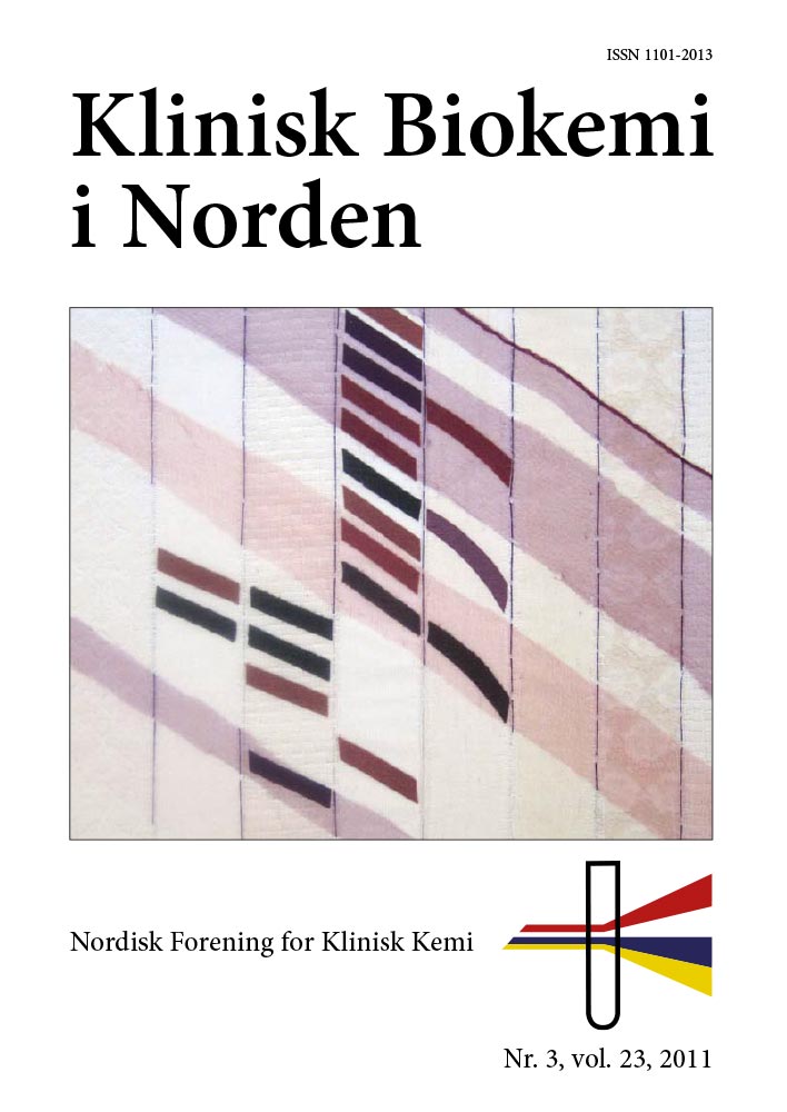 Klinisk Biokemi i Norden – Nr. 3, vol. 23, 2011