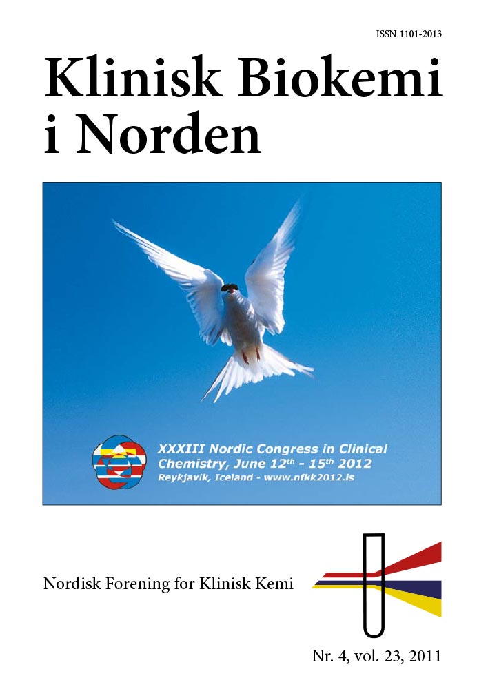 Klinisk Biokemi i Norden – Nr. 4, vol. 23, 2011