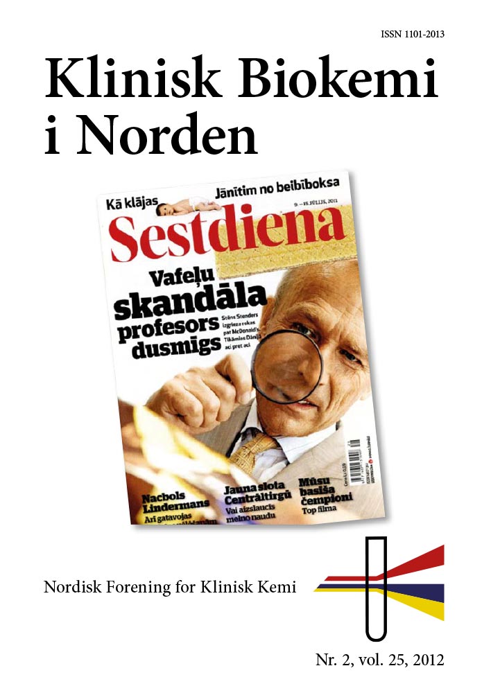 Klinisk Biokemi i Norden – Nr. 2, vol. 24, 2012