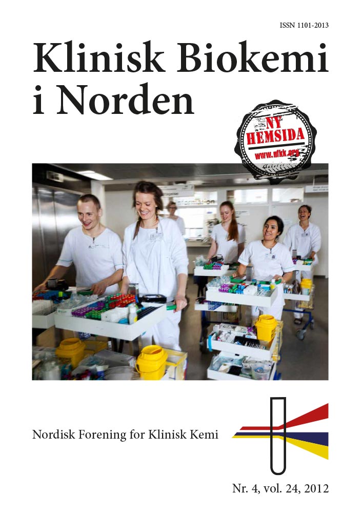 Klinisk Biokemi i Norden – Nr. 4, vol. 24, 2012