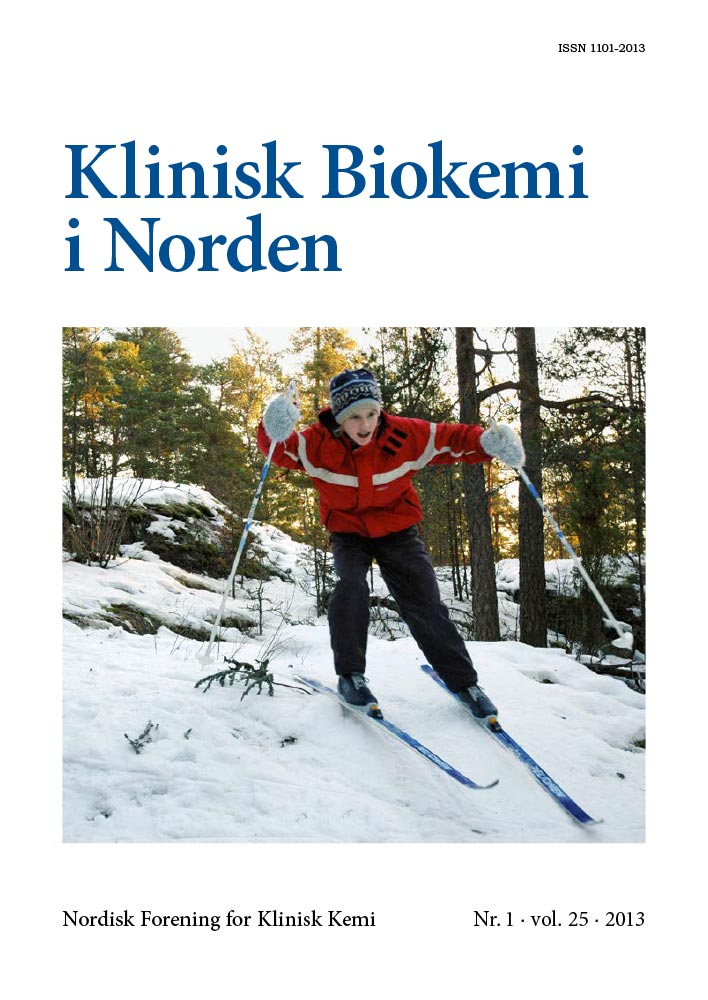 Klinisk Biokemi i Norden – Nr. 1, vol. 25, 2013