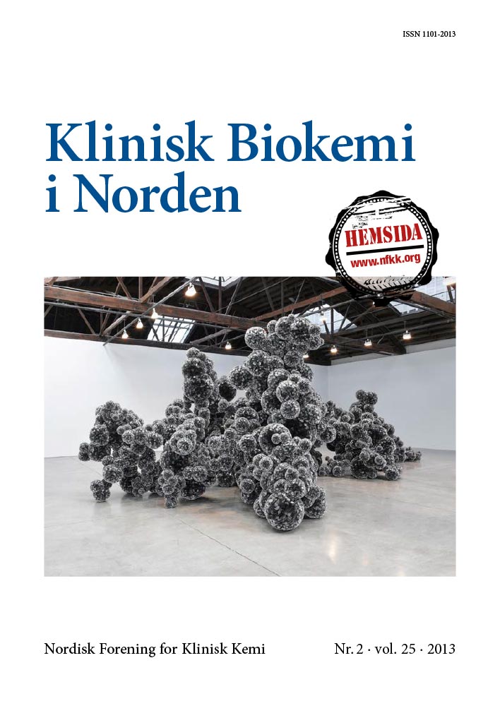 Klinisk Biokemi i Norden – Nr. 2, vol. 25, 2013