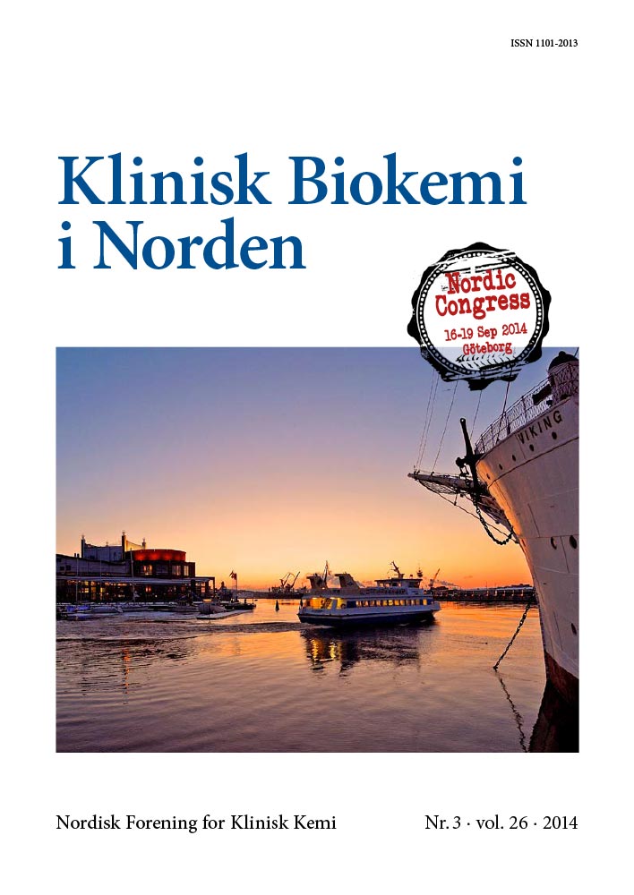 Klinisk Biokemi i Norden – Nr. 3, vol. 26, 2014