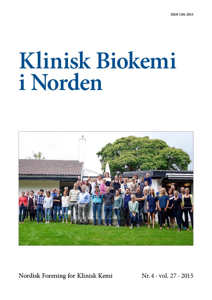 Klinisk Biokemi i Norden – Nr. 4, vol. 27, 2015