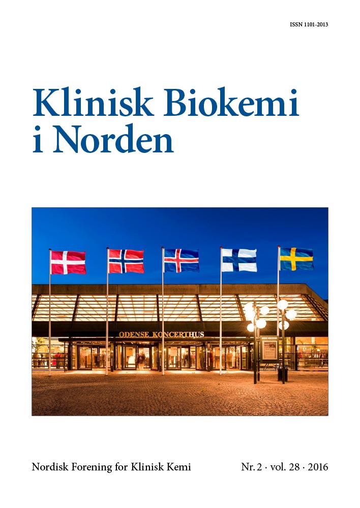 Klinisk Biokemi i Norden – Nr. 2, vol. 28, 2016