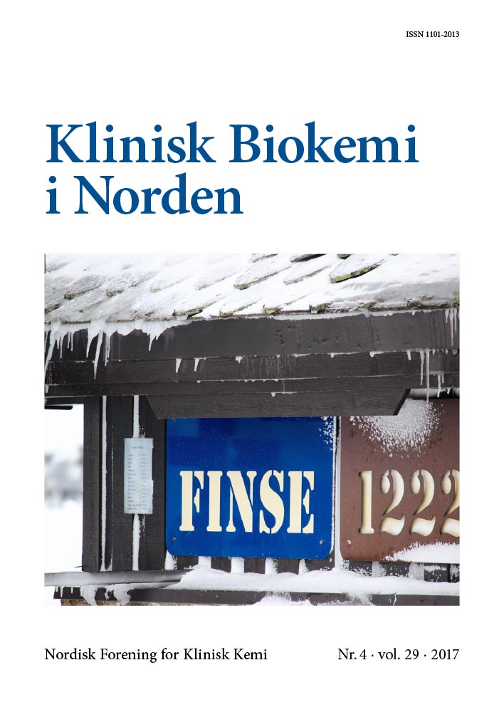 Klinisk Biokemi i Norden – Nr. 4, vol. 29, 2017