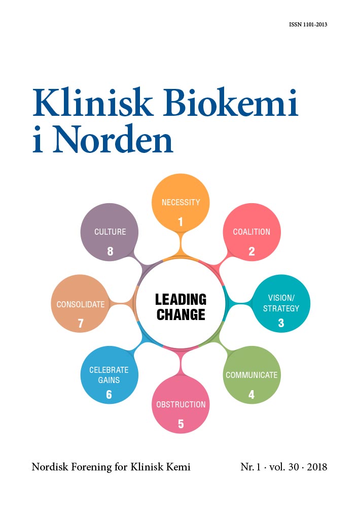 Klinisk Biokemi i Norden – Nr. 1, vol. 30, 2018