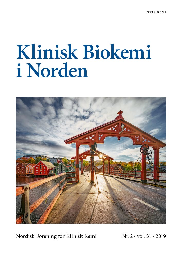 Klinisk Biokemi i Norden – Nr. 2, vol. 31, 2019